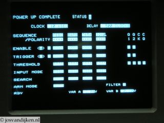K100-D 'Status A' scherm
