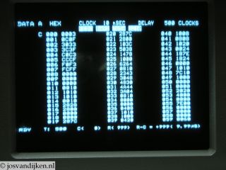 K100-D 'Data A' scherm