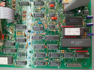 Mainboard CPU close-up